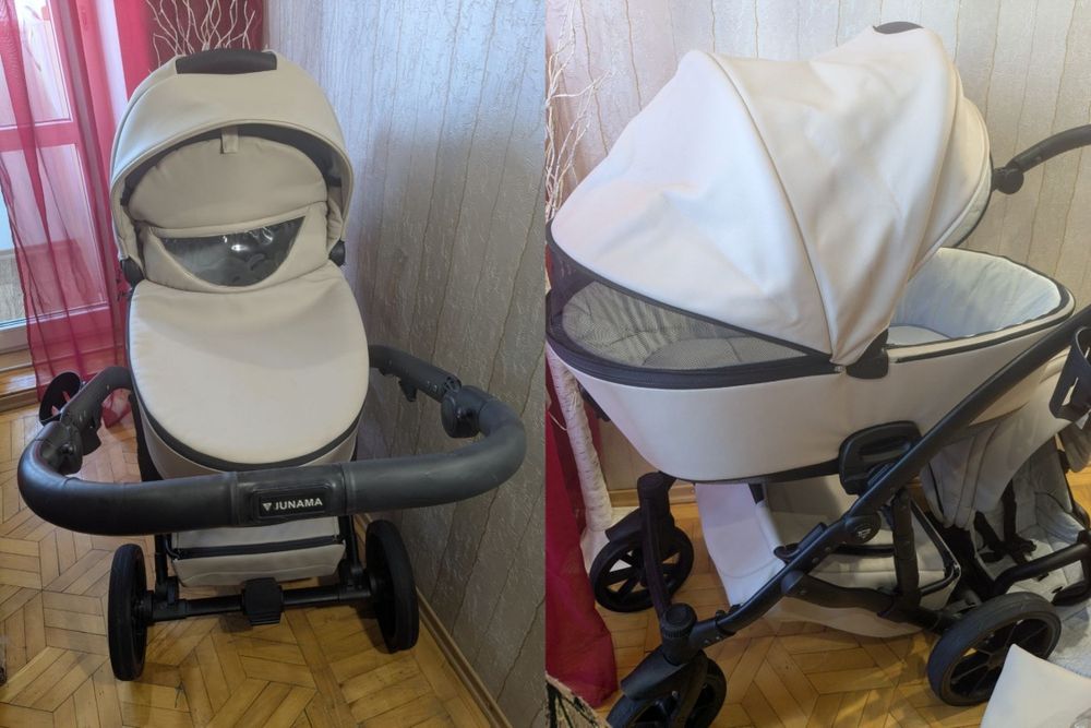 Коляска junama 2в1+великий комплект