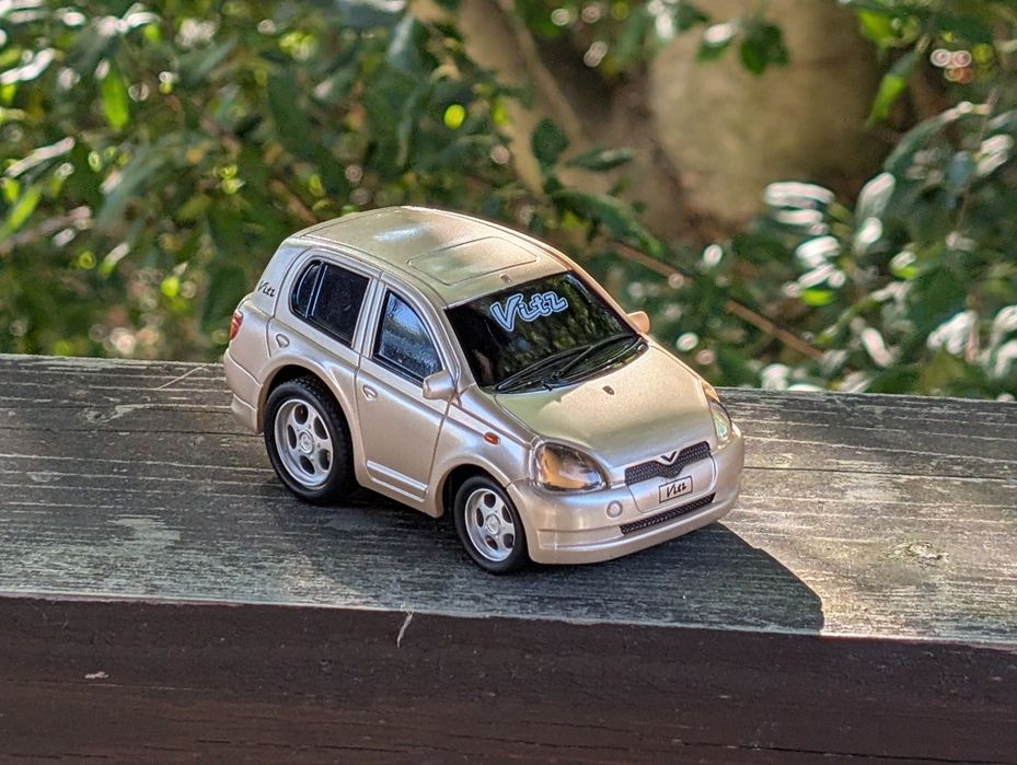 Toyota Vitz Yaris model JDM naciągany zabawka kolekcja gadżet
