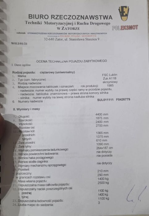 FSC Żuk A 11B /  TAXI / Skrzyniowy / Ratujmy Żuki zostały ostatnie szt