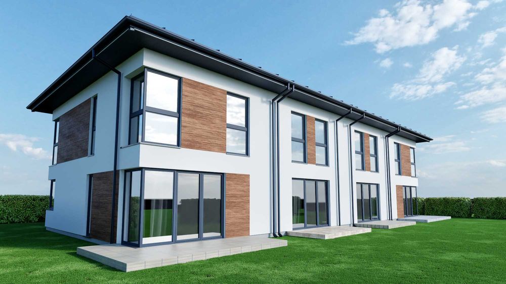 Nowoczesne mieszkania w zabudowie bliźniaczej