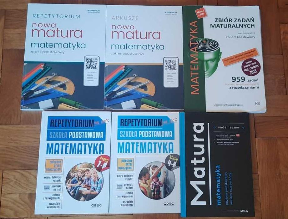 Matura - vademeca/książki - stan bardzo dobry
