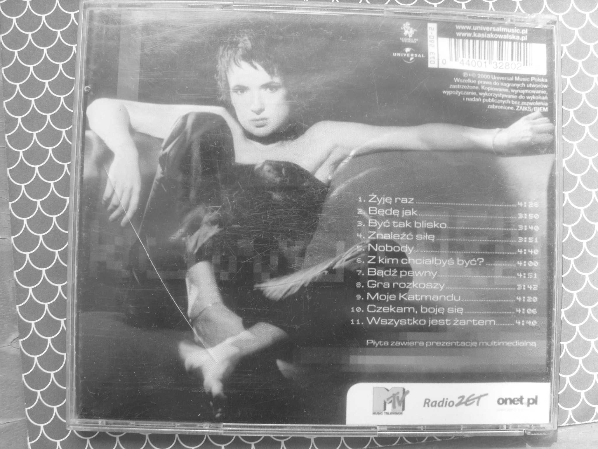 Plyta cd ; KASIA KOWALSKA--[5] --zyje raz, 2001 rok.