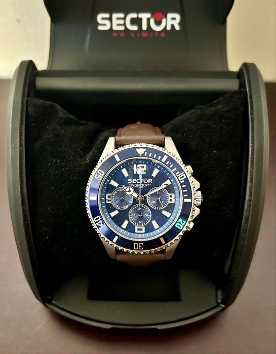 Sector ADV 230 – Cronógrafo Azul • Ótimo Estado!