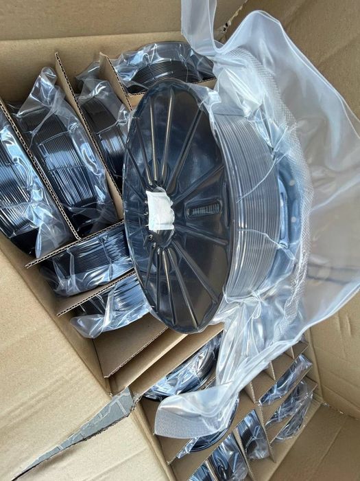 Якісний філамент ПЕТГ/PETG Black для 3д друку