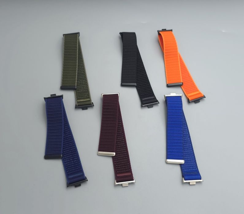 Ремінець Redmi Watch 4 \ 5 ейлоновий липучка 3D Mi Band 8 \ 9 Pro