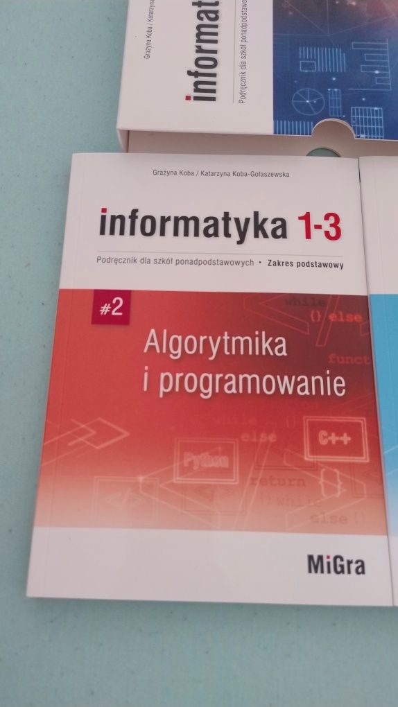 Informatyka 1-3 podręcznik kpl nowe