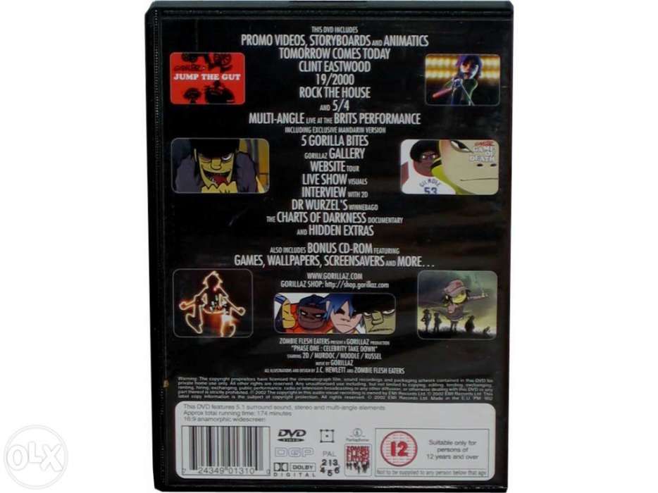 Gorillaz Phase One Novo CD+Dvd