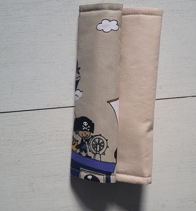 Ochraniacze na pasy. Komplet bawełniany