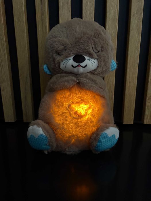 Miś/Szumiś Wydra Oddychająca SZUMIĄCA USPOKAJACZ Na prezent 32cm