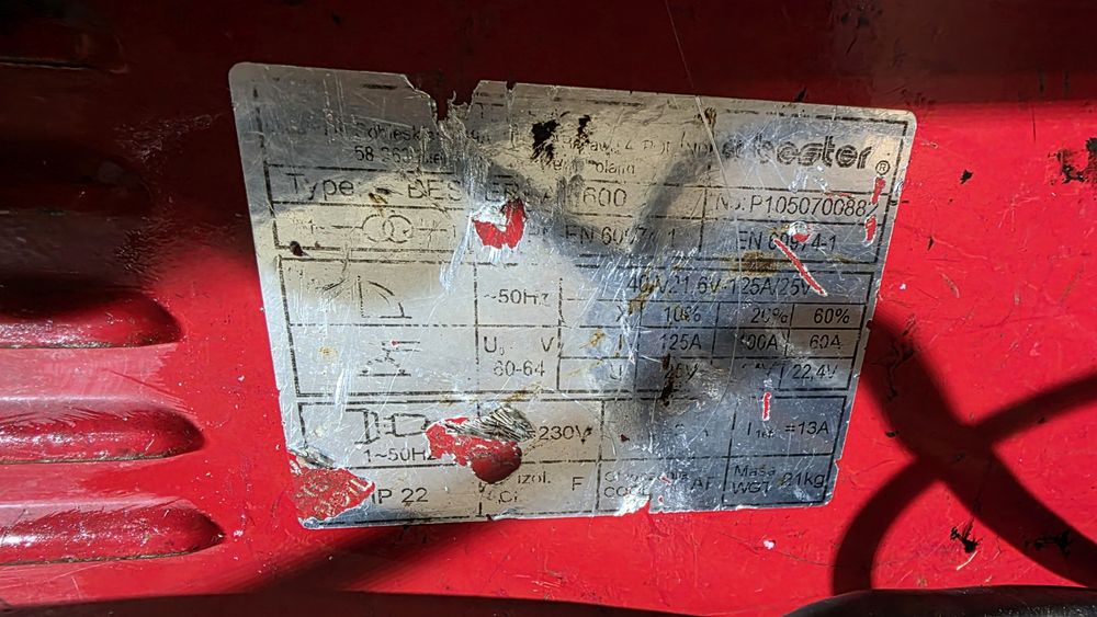 Spawarka Besterka Extra 1600 turbo