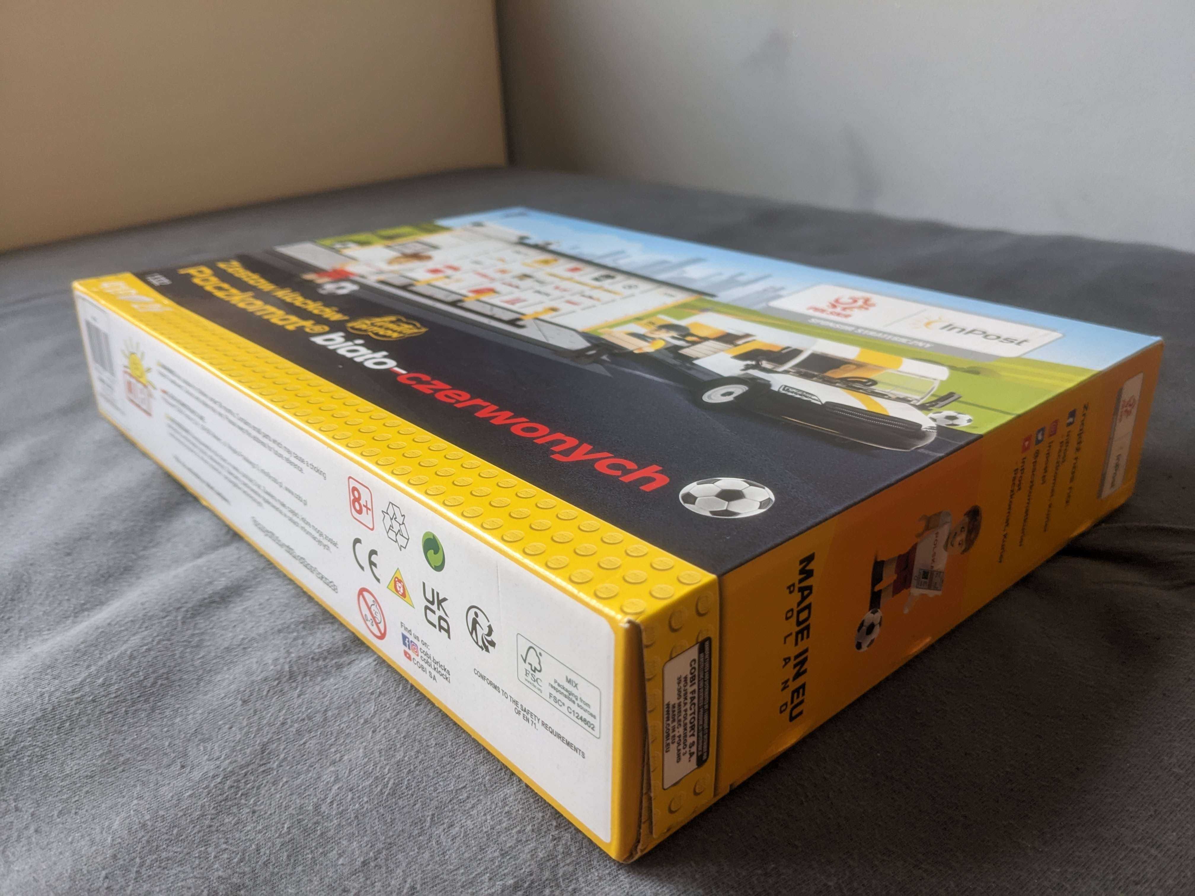 LIMITOWANY Nowy zestaw COBI 1332 Paczkomat biało-czerwonych Inpost
