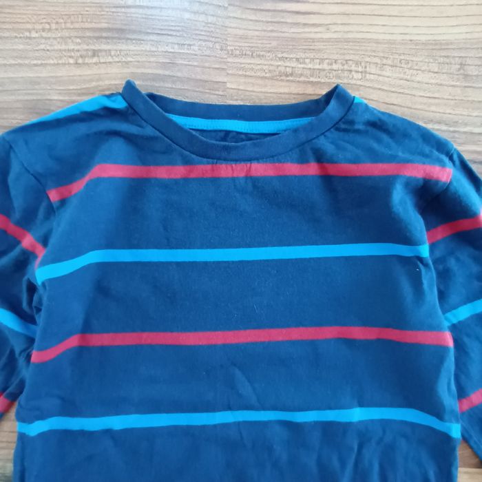 Koszulka 140 Cool Club w paski t-shirt z długim rękawem chłopięca