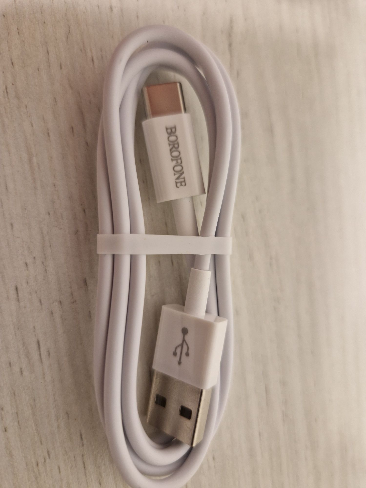 Borofone Kabel BX22 Bloom - USB na Typ C - 3A 1 metr biały