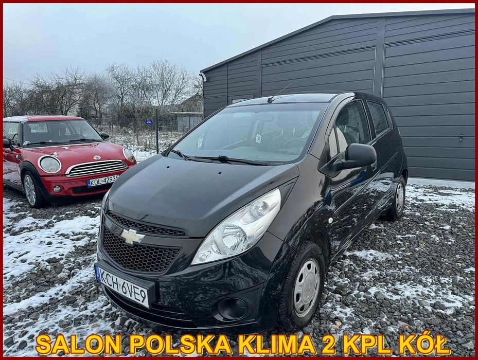 Chevrolet Spark 2012 r 1.0 Klima Elektryka 2 kpl kół SALON POLSKA Serwisowany DO JAZDY