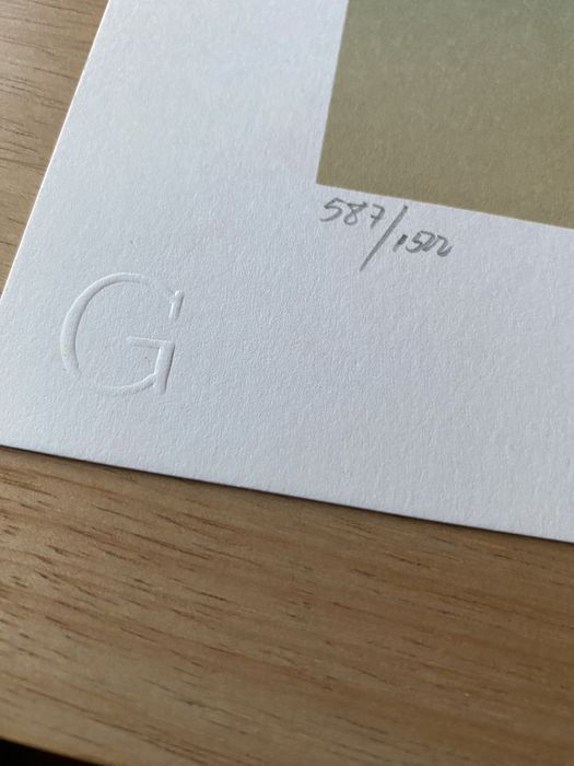 Serigrafia ANA GALVÃO, numerada datada 82 e assinada