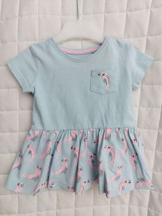 Sukienka na lato w wesołe krewetki