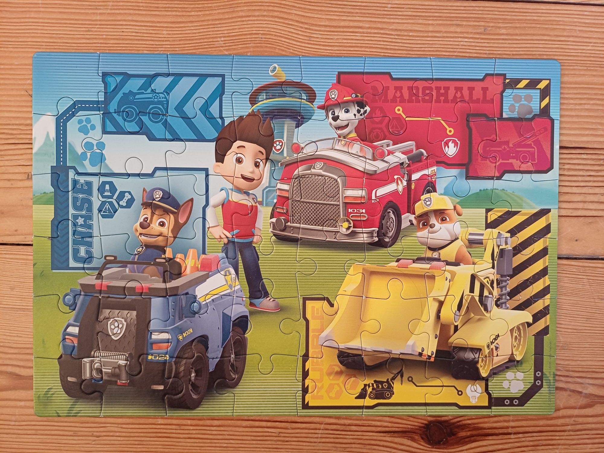 3 Puzzles de 48 peças da Patrulha Pata (Paw Patrol)
