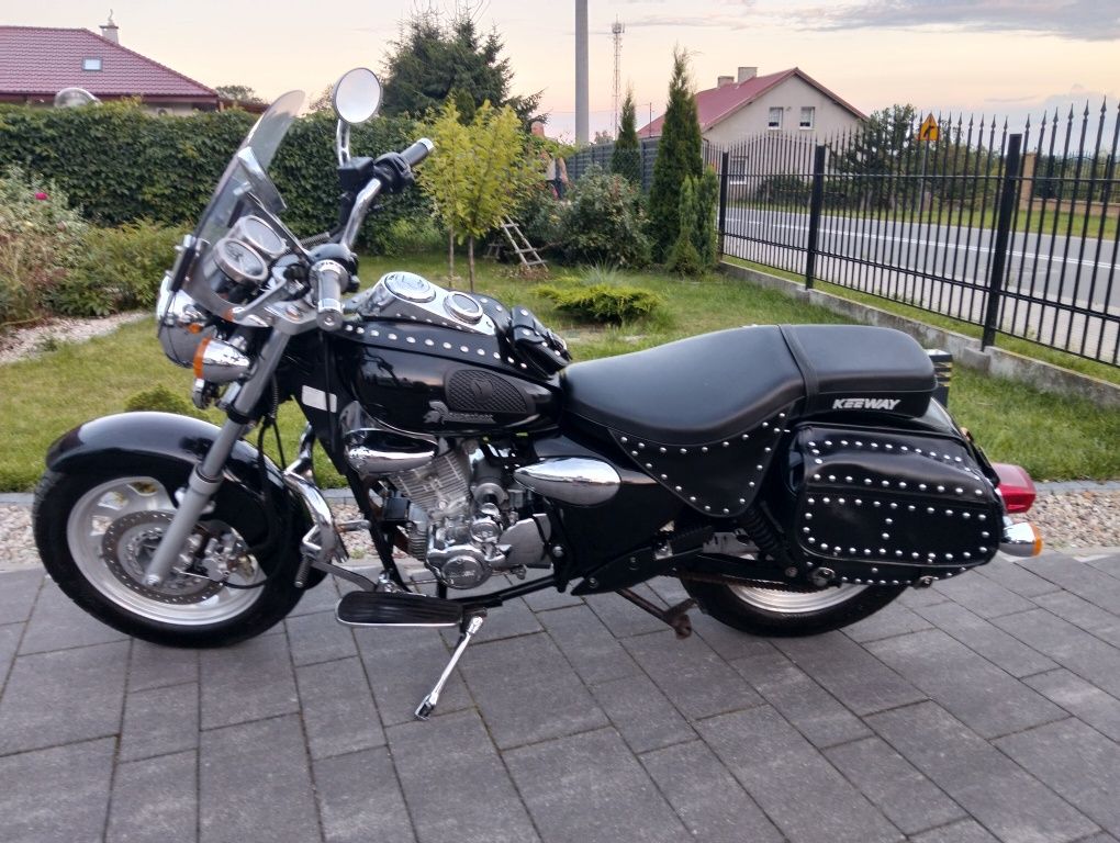 Keeway Superlight 125 **ubrany** kat A1/B z Niemiec Transport
