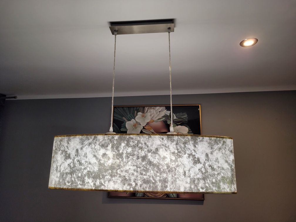 Lampa sufitowa wisząca złota   ,oświetlenie