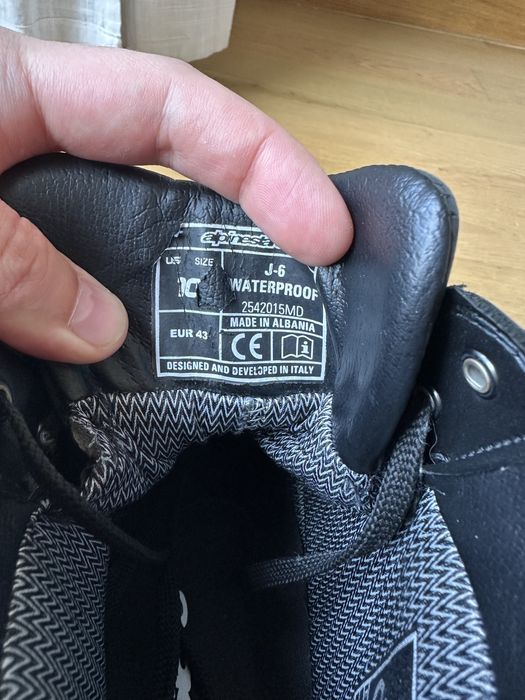 Botas Alpinestars J-6 Waterproof Black Gum