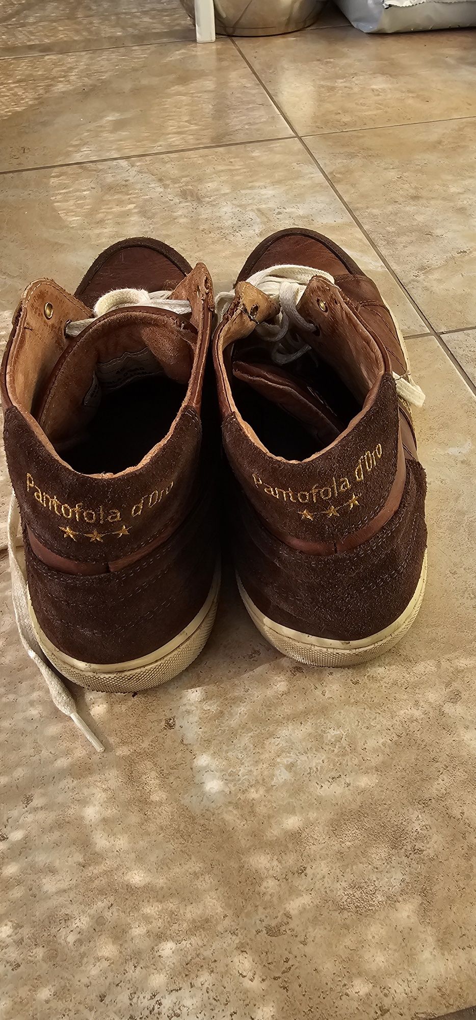 Buty skórzane męskie Pantofola d'Oro rozmiar 45 wkładka 29cm