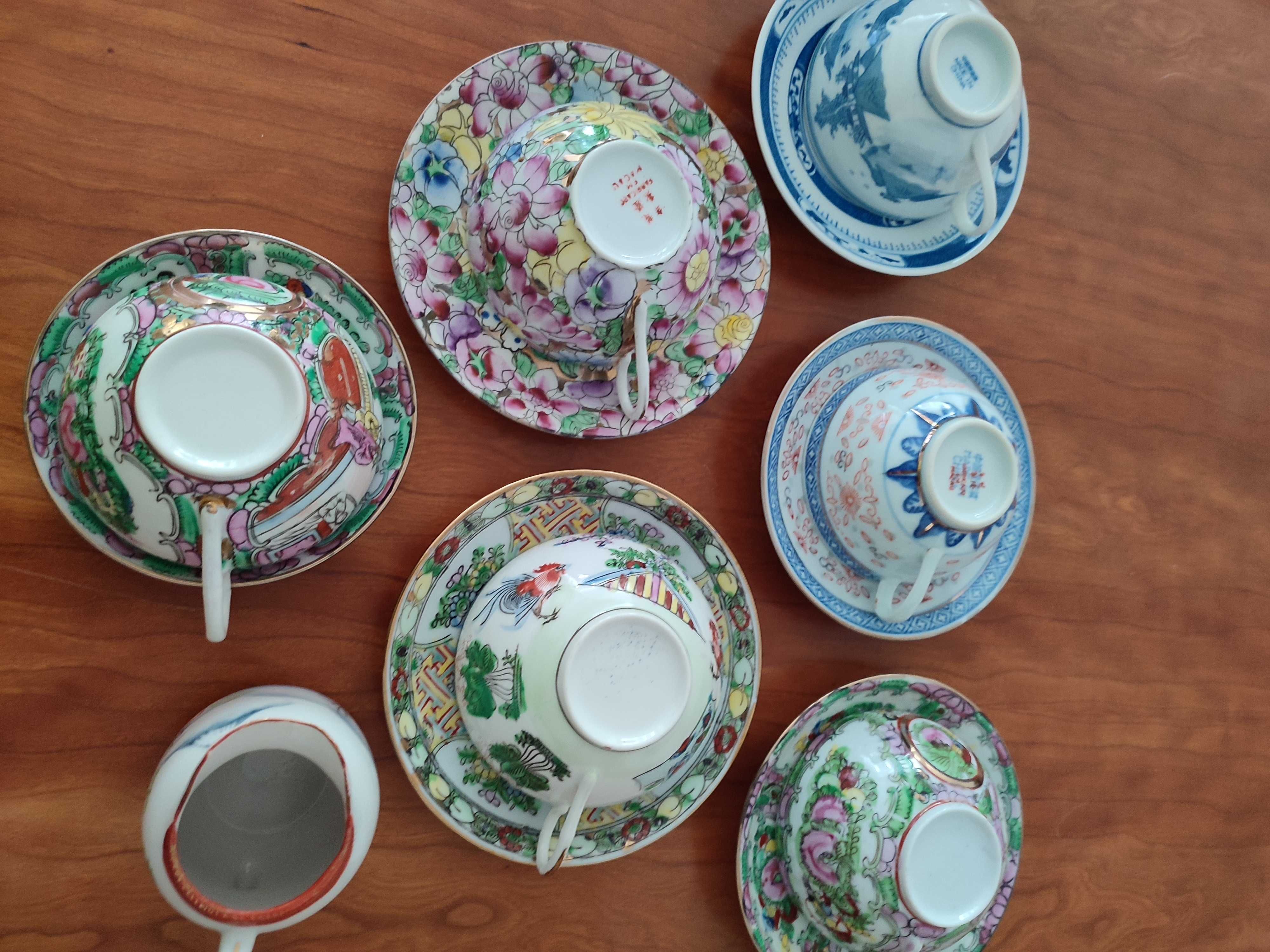 Chávenas Chá porcelana chinesa