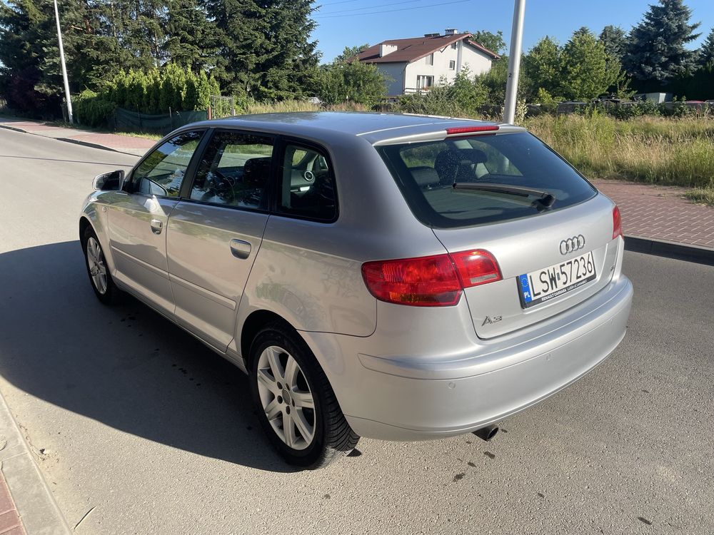 AUDI A3 8P ** LIFT ** 1.6b MPI ** 06r ** ZADBANA ** Bez rdzy ** OKAZJA
