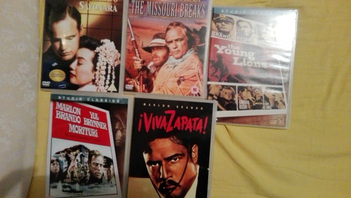 Coleção 5 filmes com Marlon Brando (portes grátis)