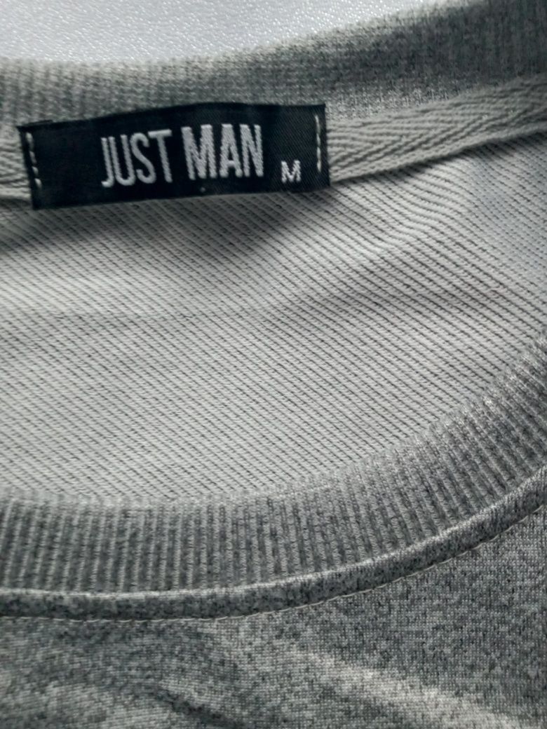 Szarą bluza Just Man M