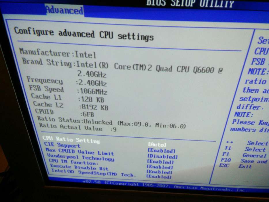 Torre pc Intel core 2 quad q6600 2.4