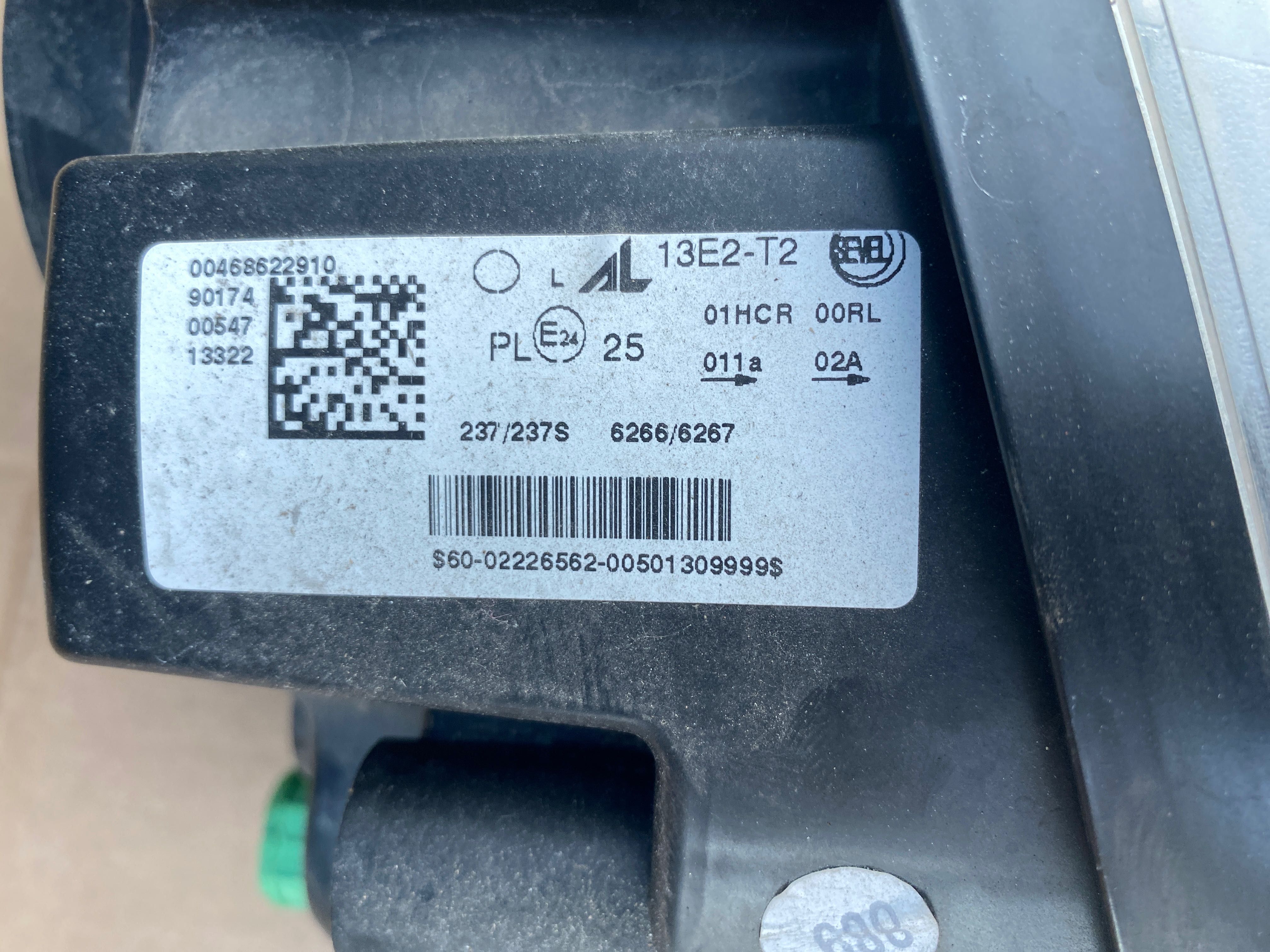 Fiat Ducato III Lift lampa przednia lewa soczewka LED JASNA kompletna