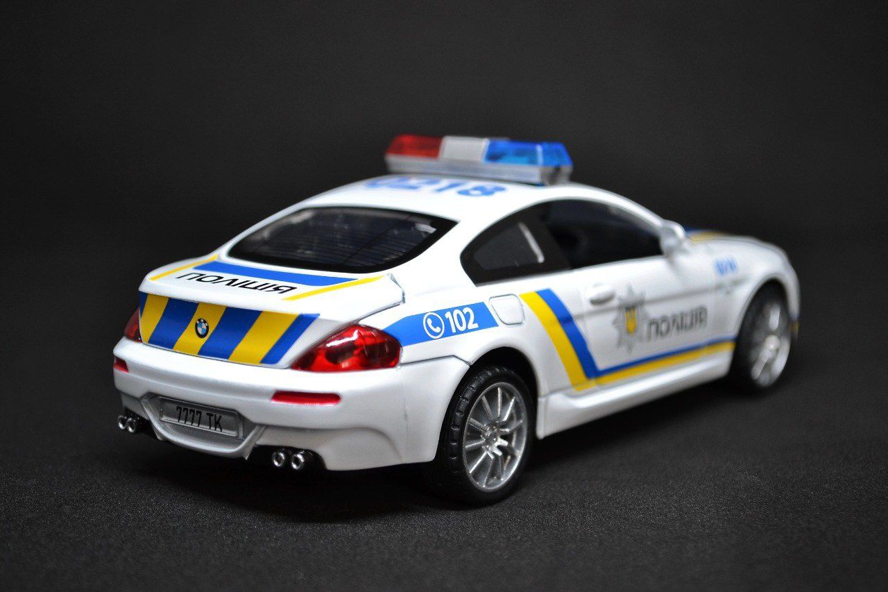 БМВ ПОЛИЦИЯ модель коллекционная BMW поліція машинка металева