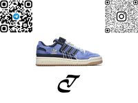 Стильні кросівки Adidas forum 84 low blue