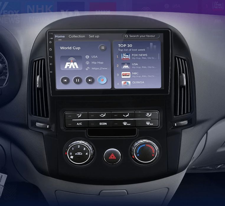 Nowoczesne radio Android do Hyundai i30 od 2006 - 2011, 6GB i 128GB
