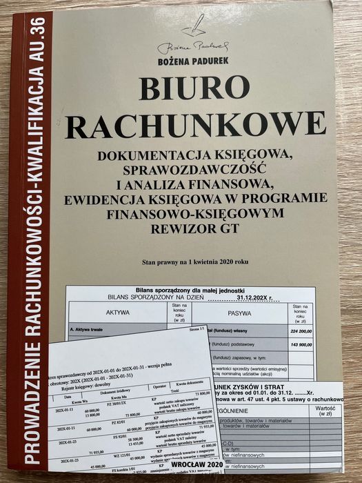 Książka Bożeny Padurek Dokumentacja księgowa