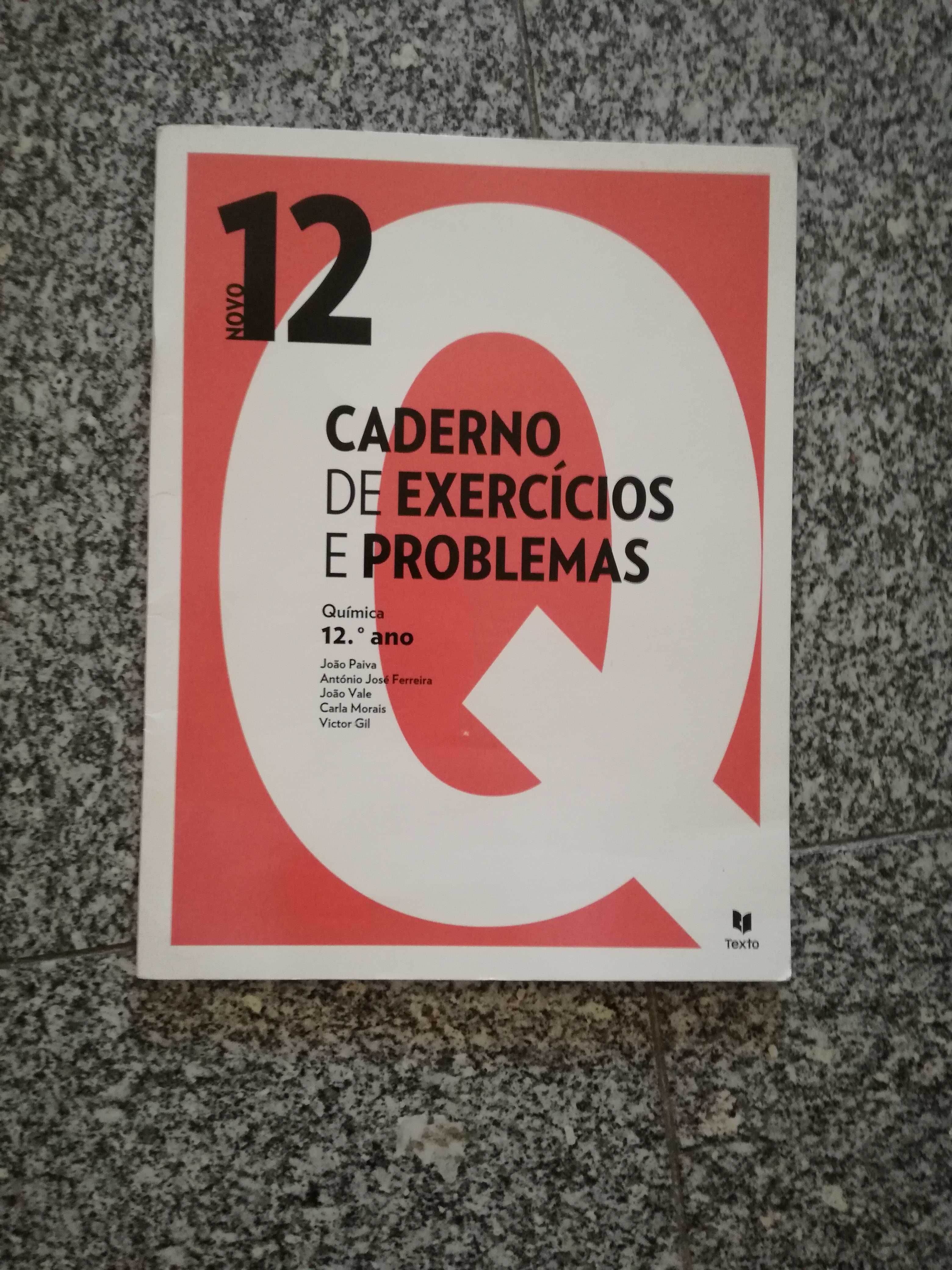 Caderno de exercícios e problemas química 12°ano