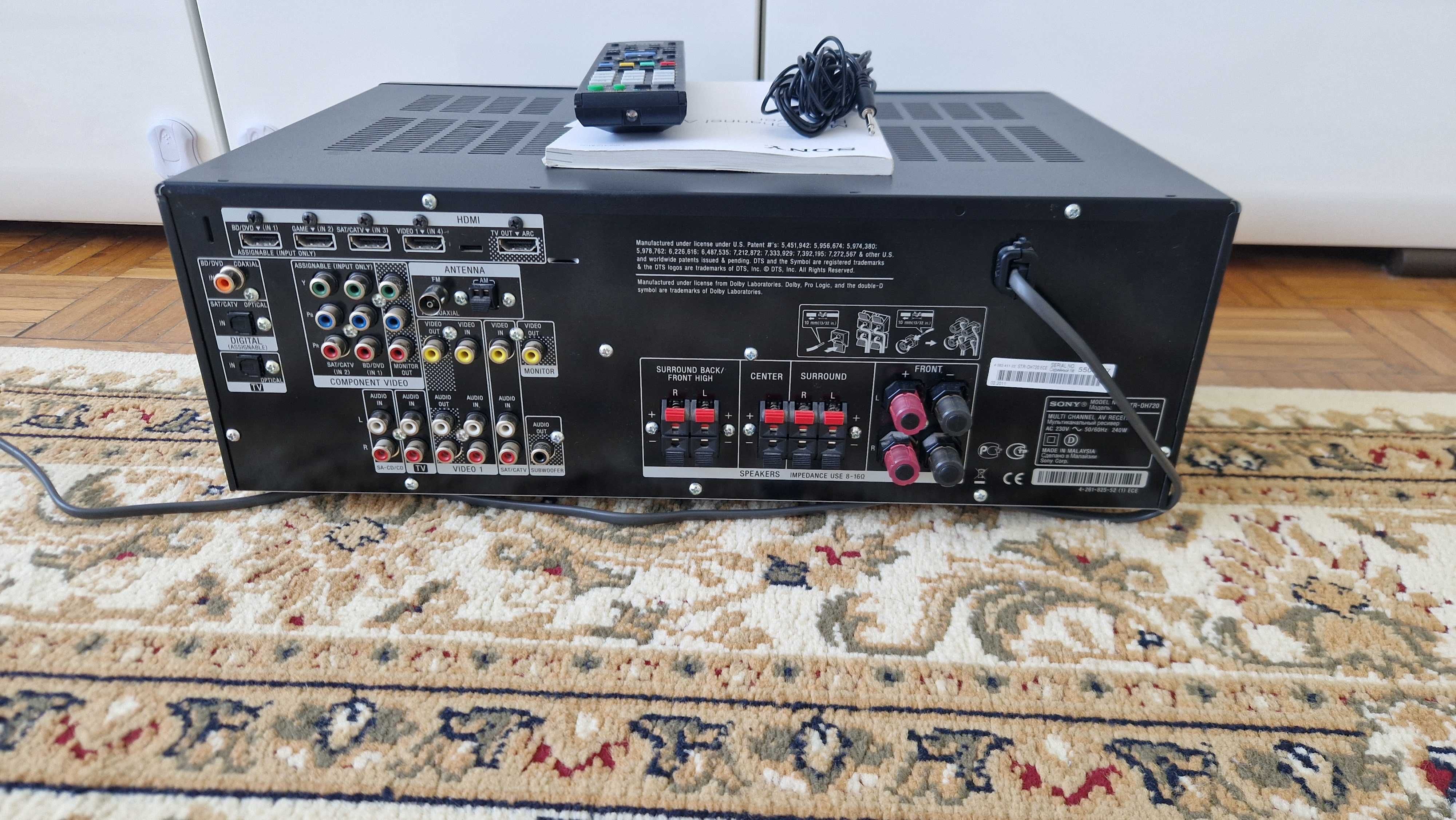 Amplituner Sony STR-DH720 USB HDMI Pilot