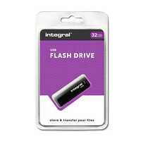 INTEGRAL Pendrive 32GB USB 2.0 Black (czarny) INFD32GBBLK
