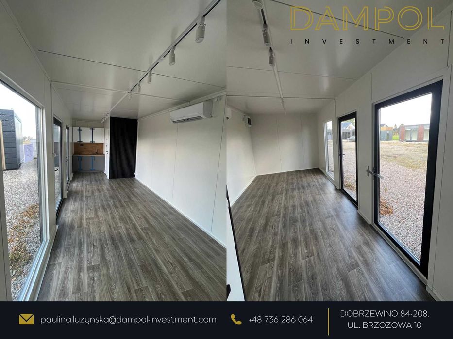 Pawilon/domek/mieszkalny/usługowy 7X3 / całoroczny 21m2/sklep/biuro