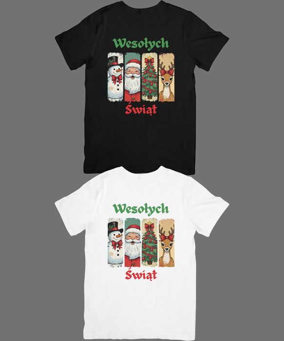 Koszulka świąteczna możliwość własnego tekstu