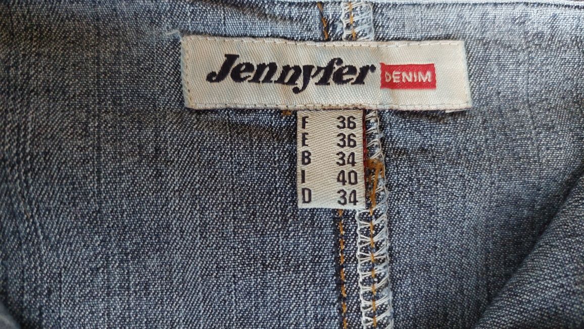 Супер эффектная джинсовая юбка Jennyfer Denim