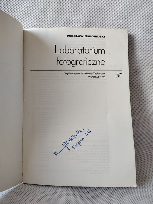 Książka "Laboratorium fotograficzne" Wiesław Śmigielski