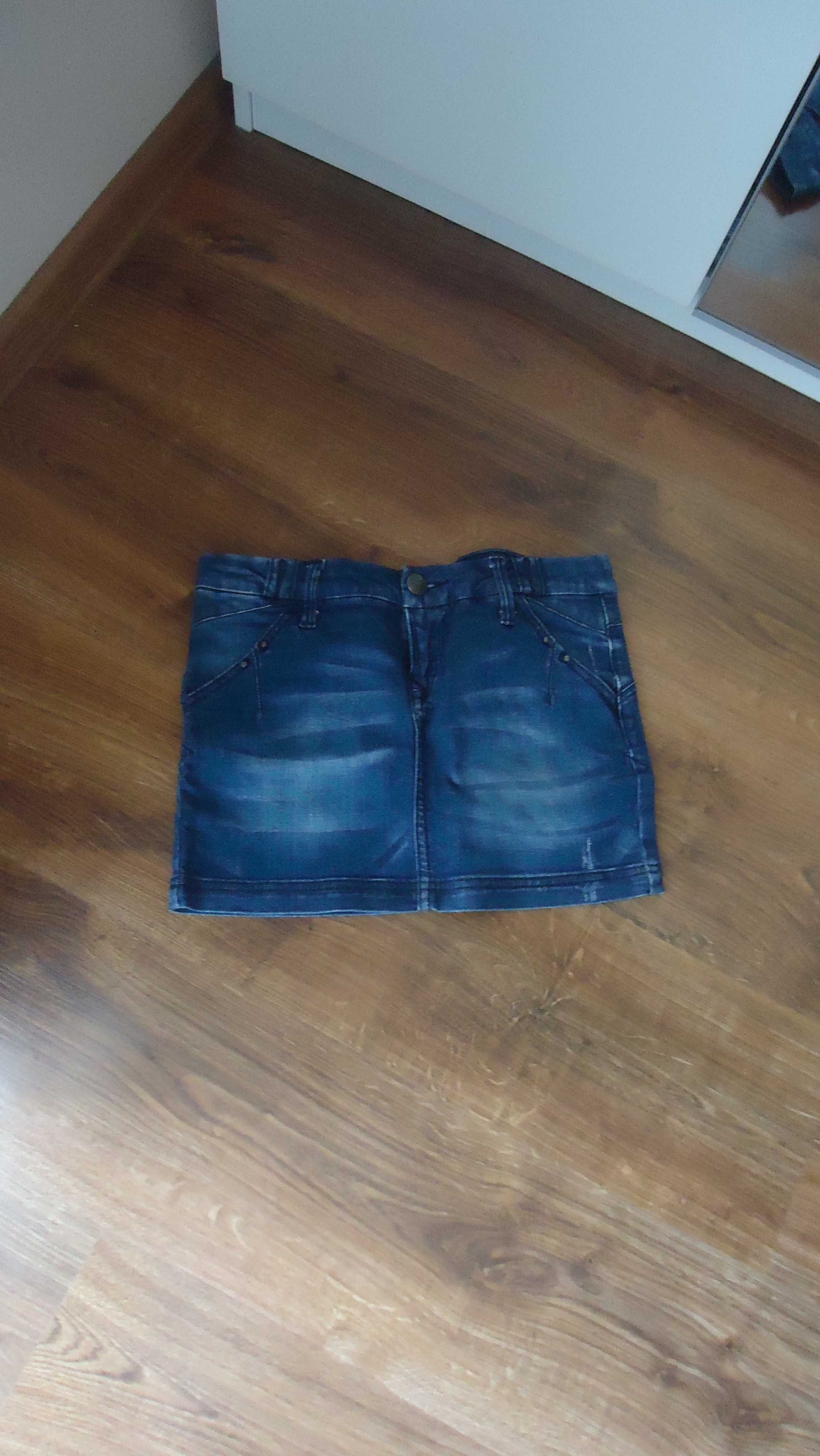 r.S 36 dżinsowa mini dżinsowa miniówa HOUSE spódnica dżinsowa
