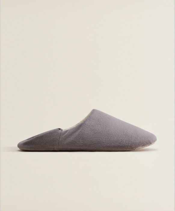 Pantufa Tecido Tam 47 Zara Home NOVO