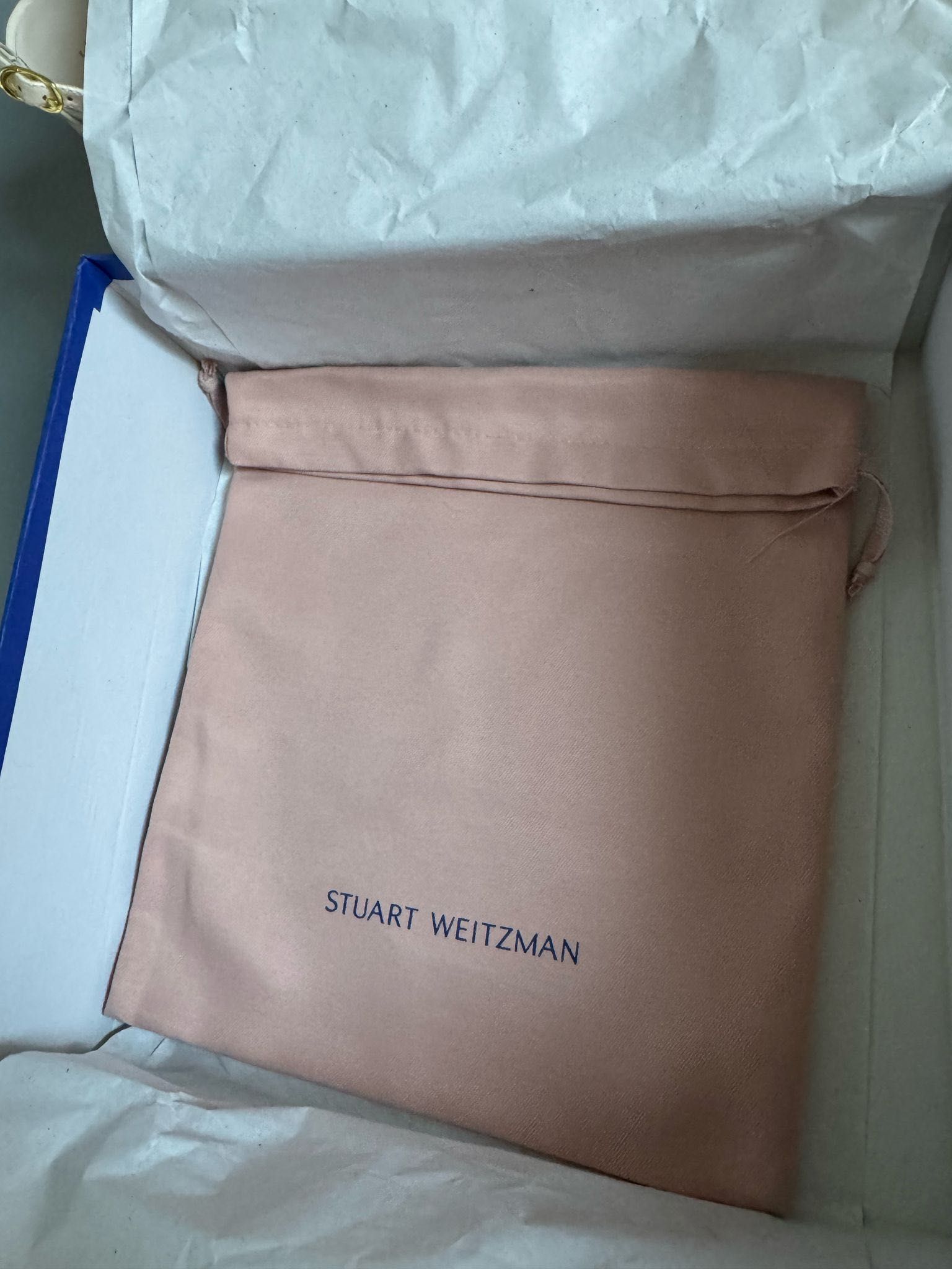 Nowe obcasy STUART WEITZMAN białe 37