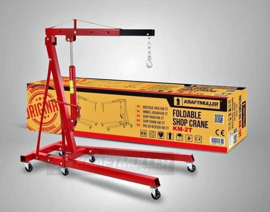 Grua Hidráulica 2 toneladas Nova