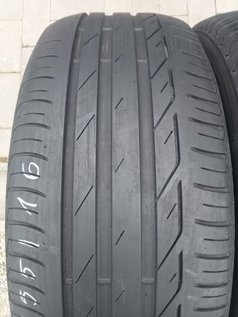 2x Opony Używane Letnie 205/55R16 Bridgestone ladne