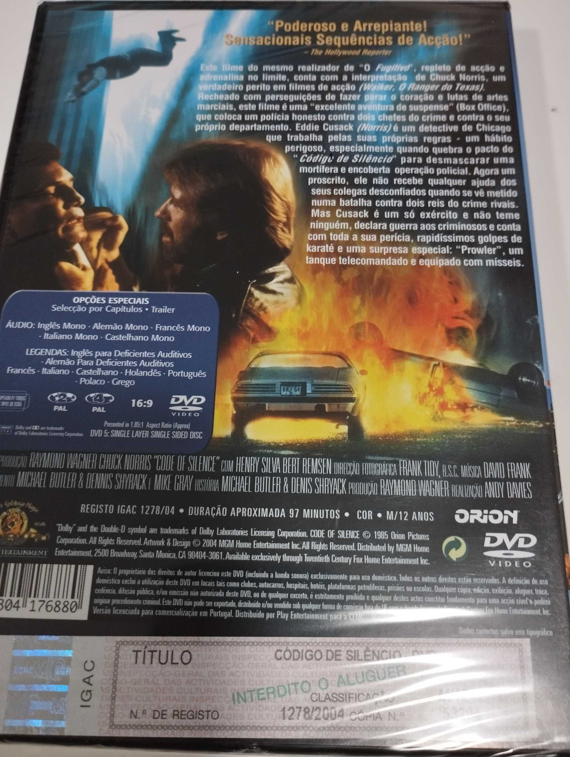 Código de Silêncio - DVD Chuck Norris