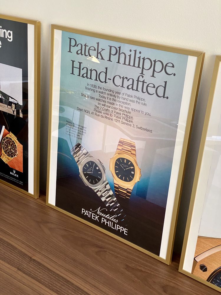 Plakat | Poster | Vintage | Loft | Rolex - Patek Philippe | Komplet