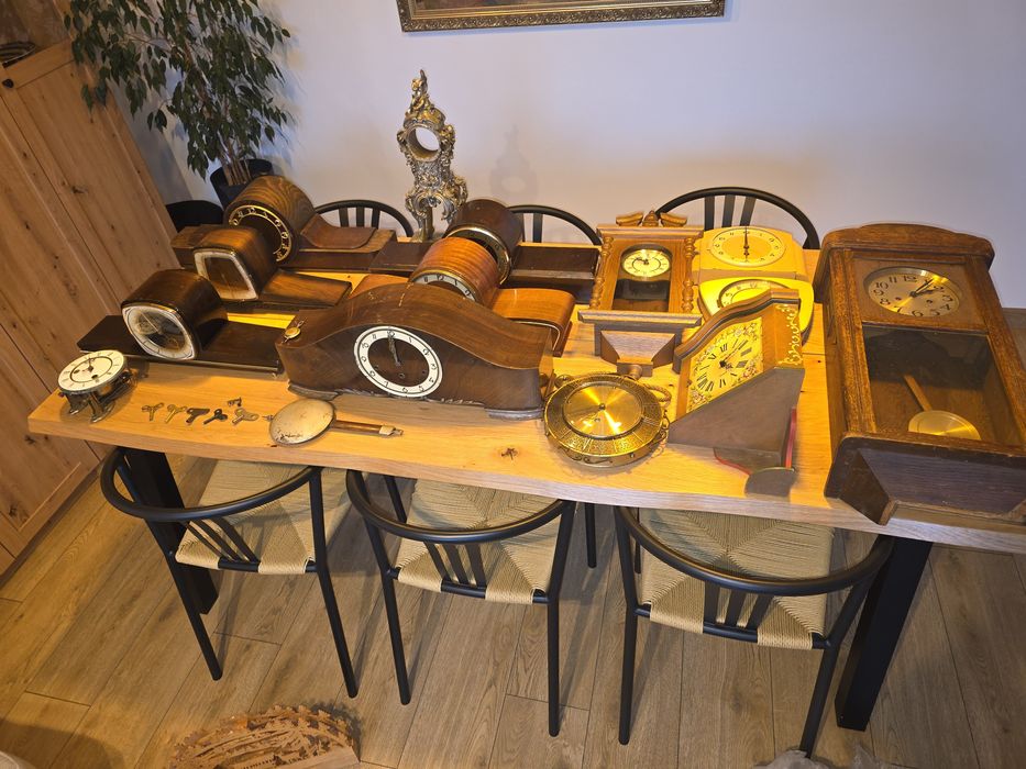 Zegary kominkowe i inne zestaw na części